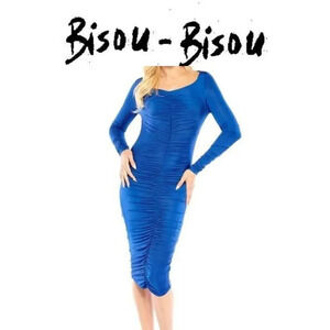 Bisou Bisou Women's Sodalite Blue The Christy Dress Size S